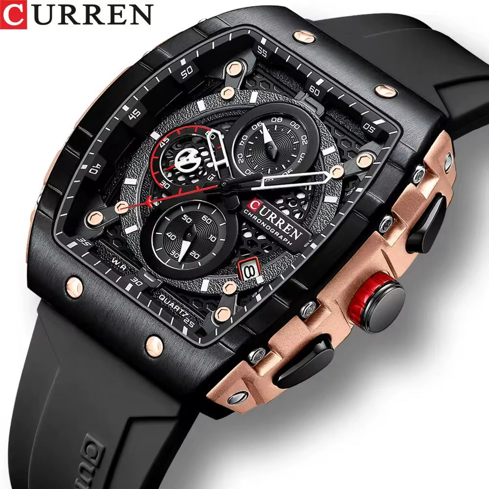 Curren 8442 relojes deportivos de moda