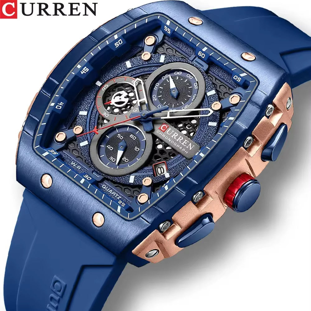 Curren 8442 relojes deportivos de moda