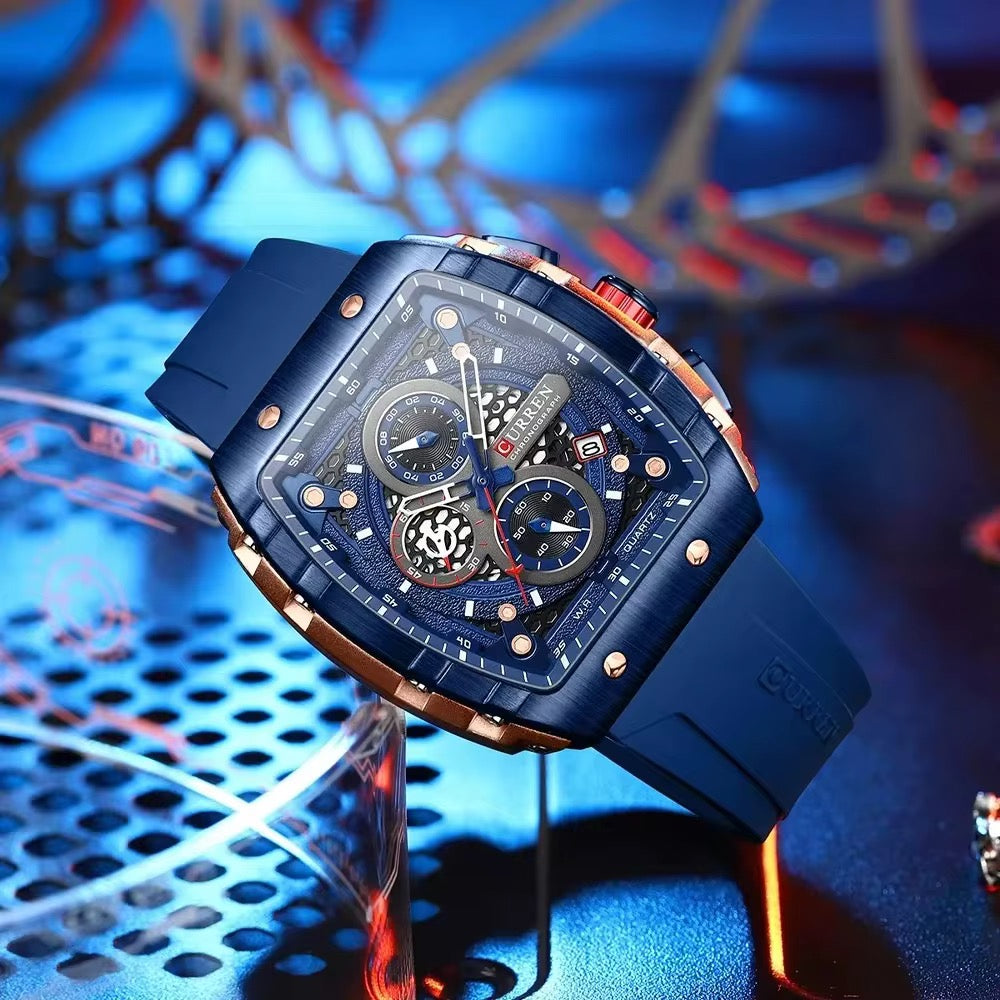 Curren 8442 relojes deportivos de moda